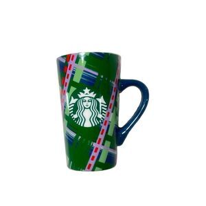 Starbucks 2020 Green Plaid 16oz Christmas Holiday Mug